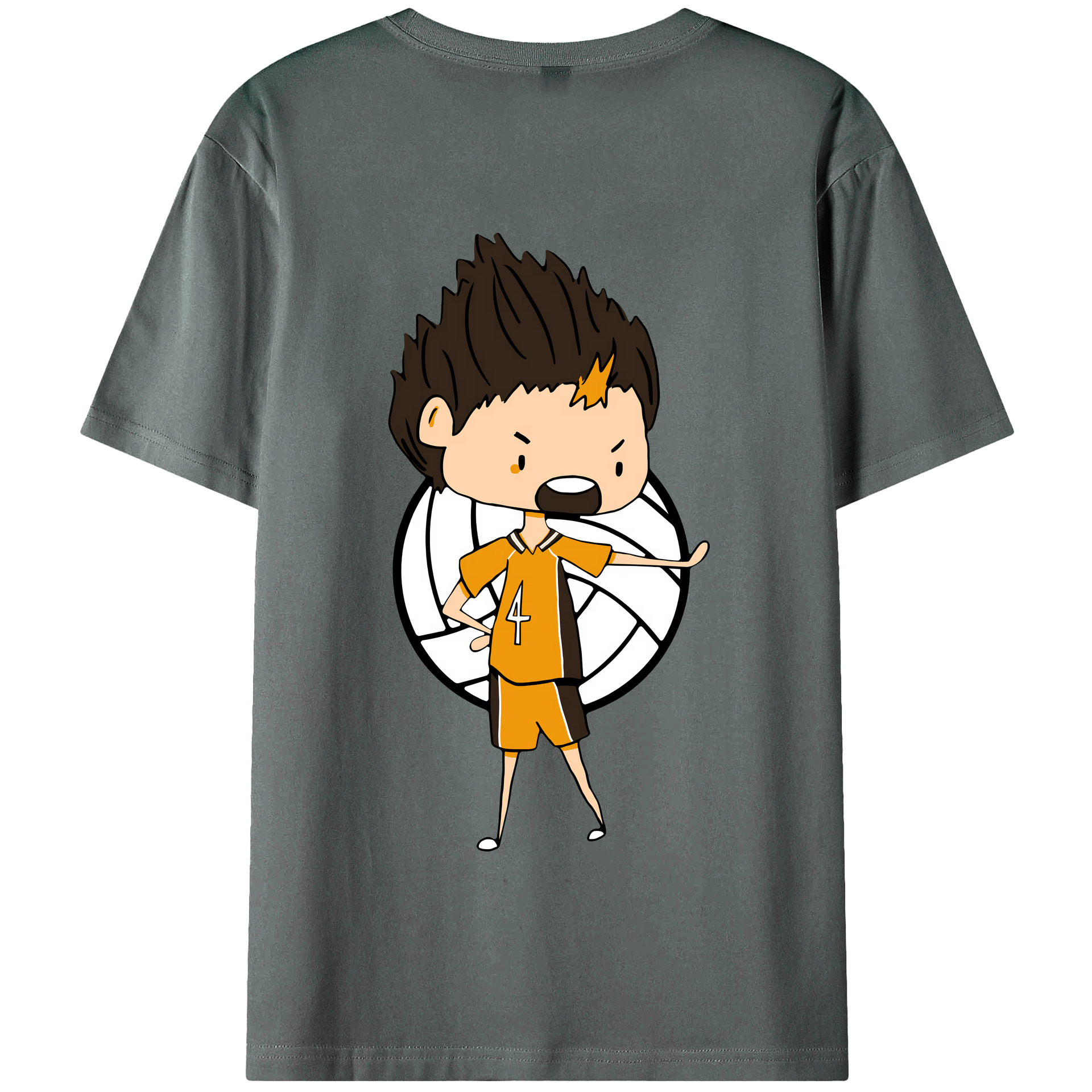 （画像用） ハイキュー!! Haikyu!! 綿100％半袖Tシャツ（背面プリント）